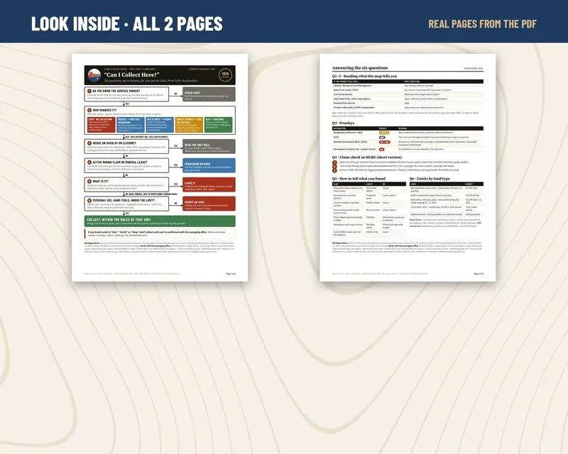 Both pages of the 